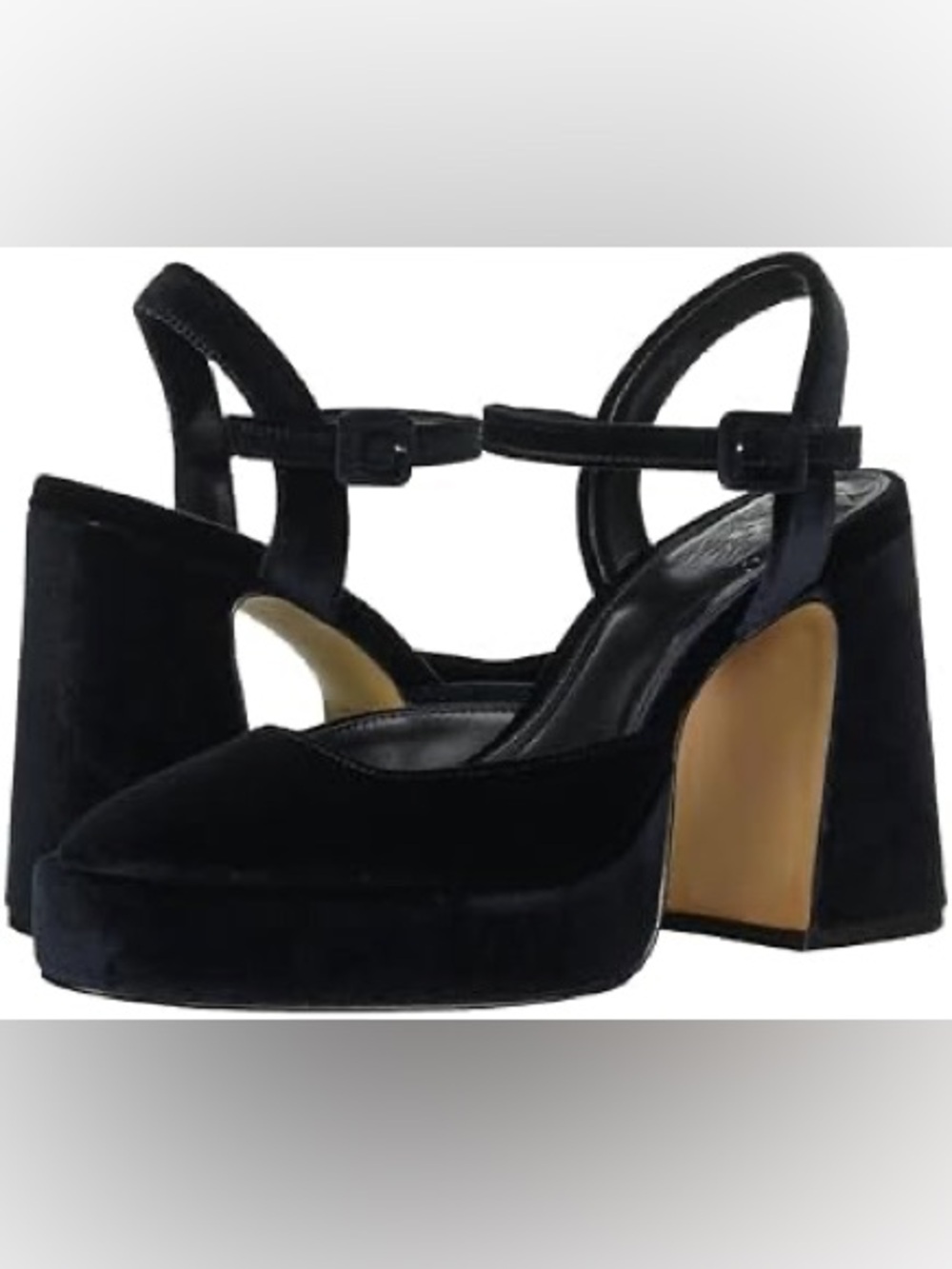 NWOT Vince Camuto Martich Platform Velvet Pumps
